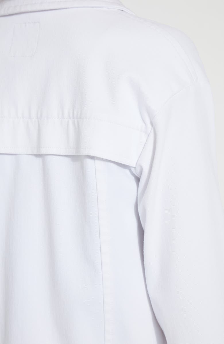 Lysse Remi Quarter Sleeve Denim Jacket, Alternate, color, White