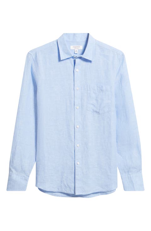 Linen Button-Up Shirt