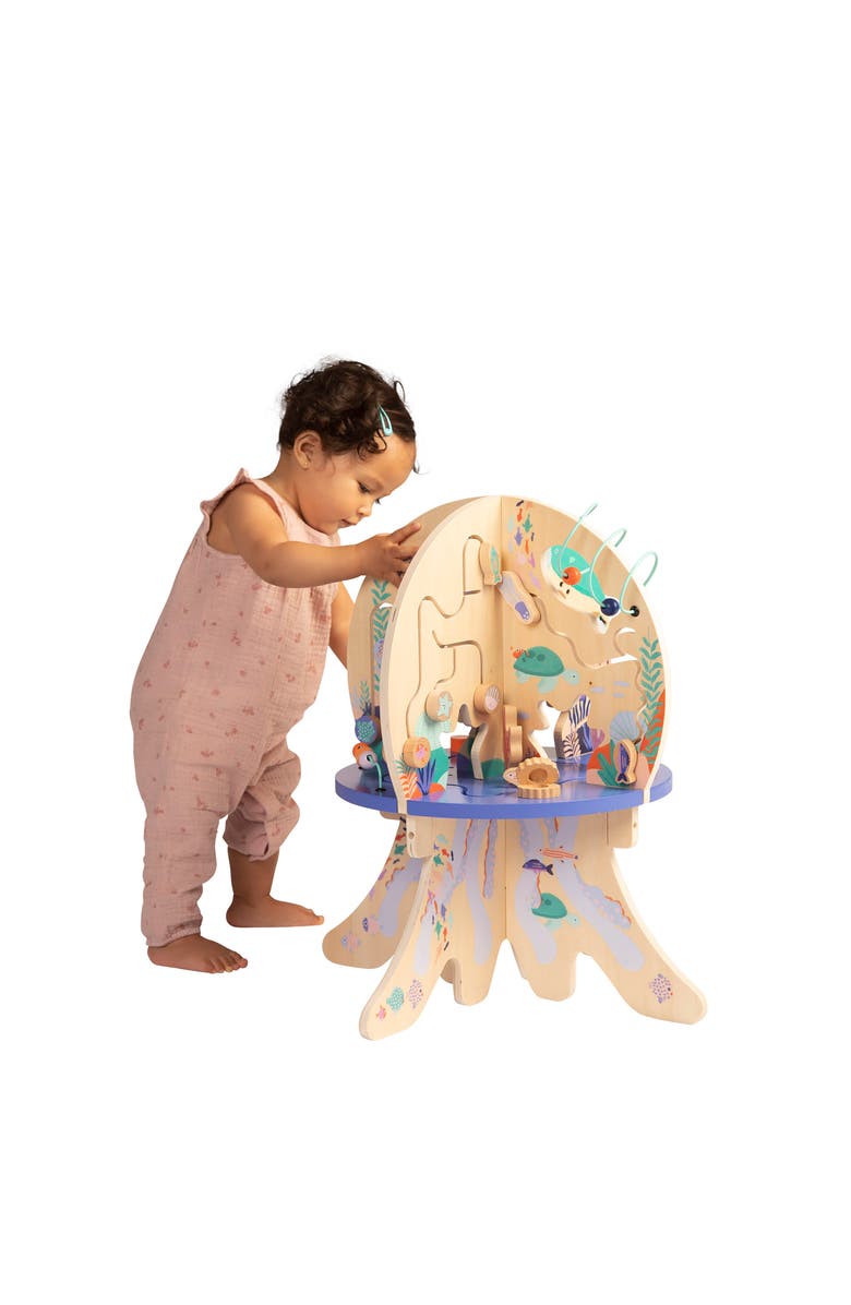 Manhattan Toy Deep Sea Adventure Wooden Activity Center, Alternate, color, Multi