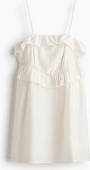 H&M Frill-trimmed Strappy Dress