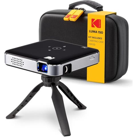 Luma 150 Pico Projector, Rechargeable Ultra Mini Projector with Travel Case 
Tripod