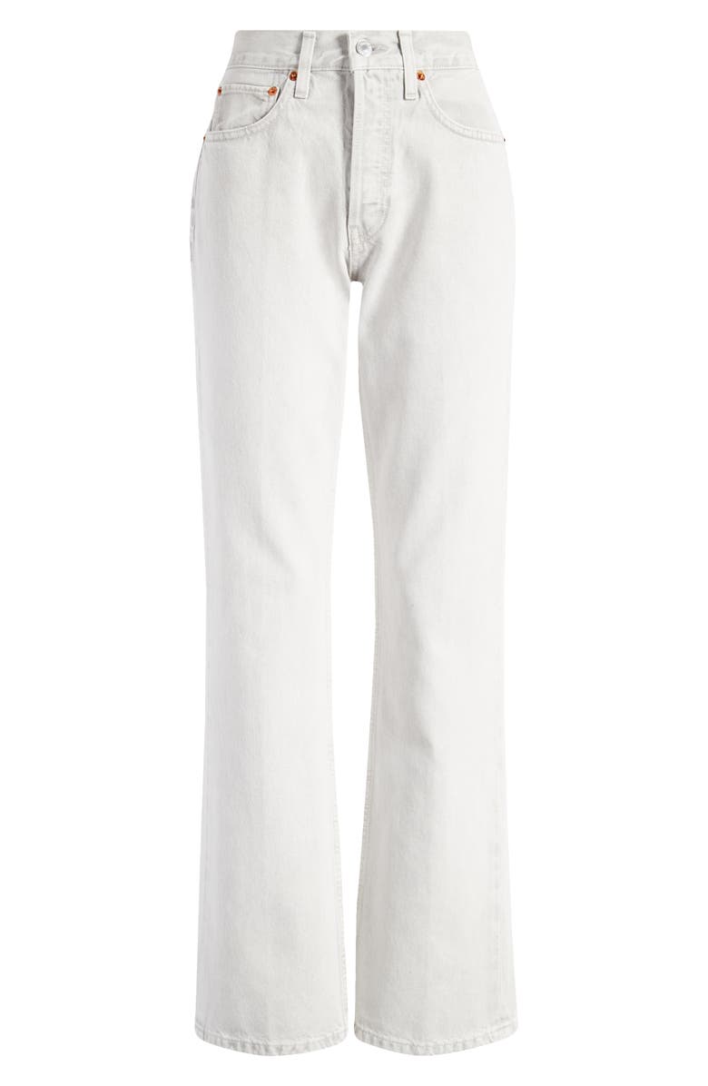 Re/Done '70s High Waist Bootcut Jeans, Alternate, color, Coated Quartz