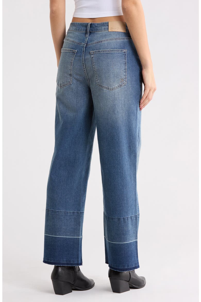 High Waist Released Hem Jeans, Alternate, color, FELTON