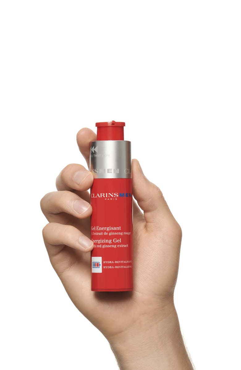Clarins Men Energizing Gel Moisturizer, All Skin Types, Alternate, color, 