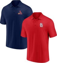 FANATICS Men's Fanatics Branded Red/Navy St. Louis Cardinals Dueling Logos Polo Combo Set