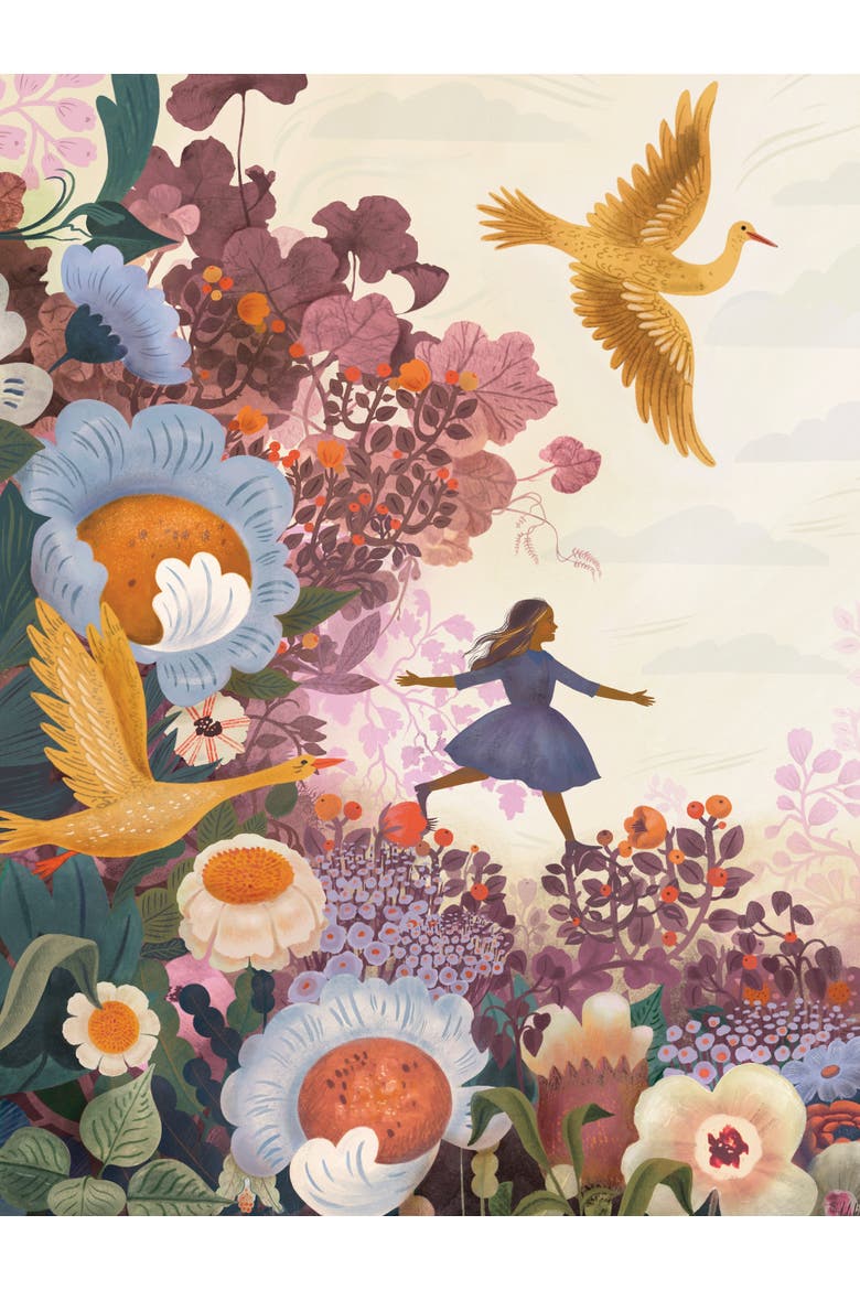 Among Flowers 500 Piece Puzzle, Alternate, color, No Color