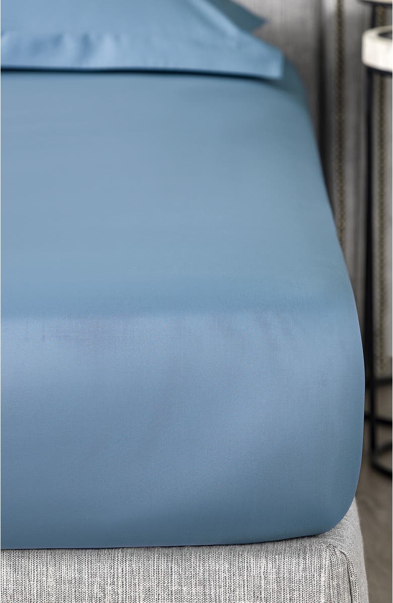 Togas Royal Fitted Sheet, Alternate, color, Blue