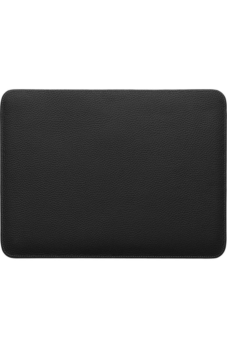 MAISON de SABRÉ Leather Laptop Sleeve, Alternate, color, Black Caviar
