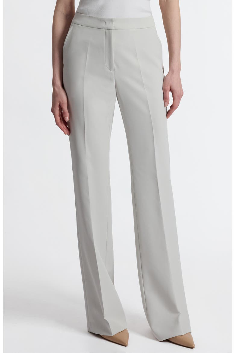 Bethany Flared Pant in Soft Stretch Crepe, Main, color, ASH