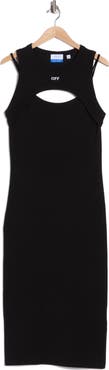 Off-White Cutout Dress