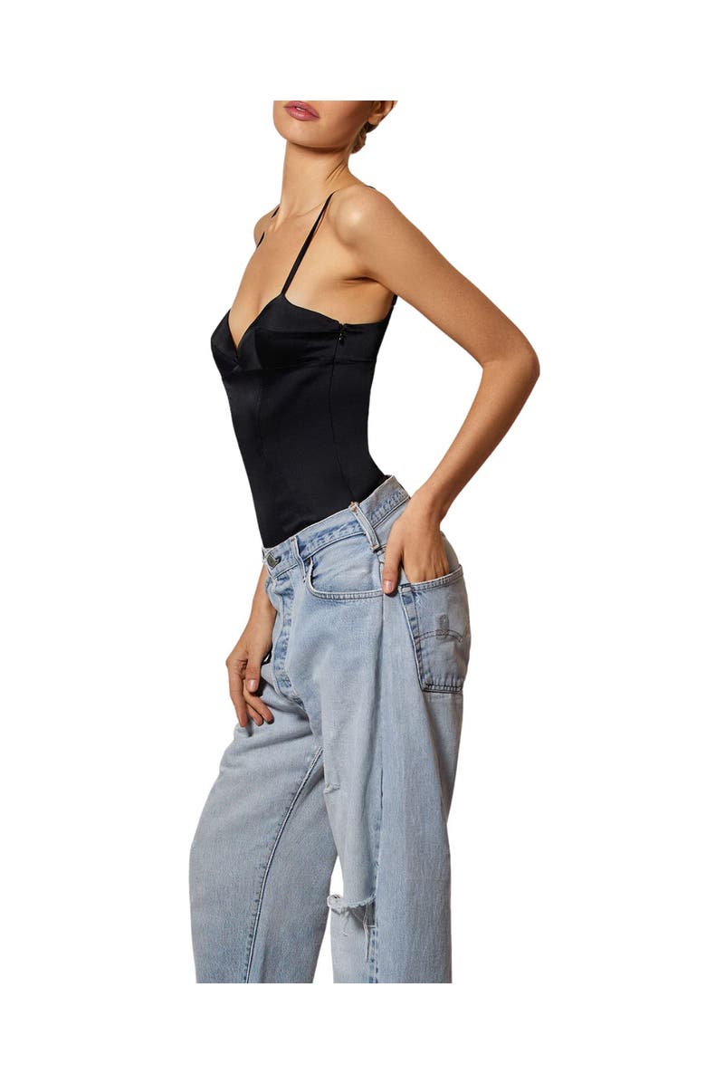 Kiki de Montparnasse Tous Les Jours Bodysuit, Alternate, color, Black