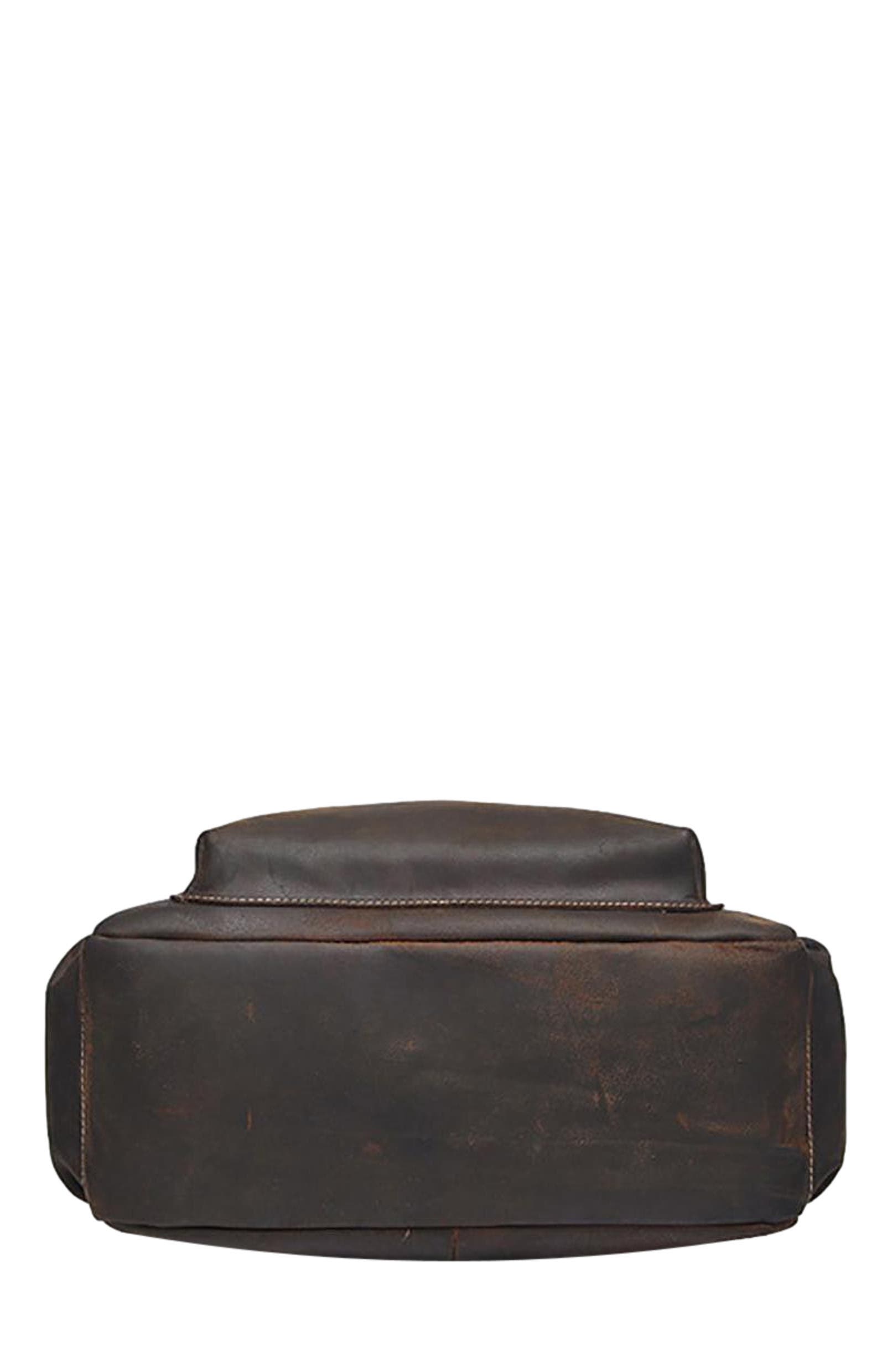 STEEL HORSE LEATHER The Helka Backpack | Genuine Vintage Leather Backpack, Alternate, color, Dark Brown