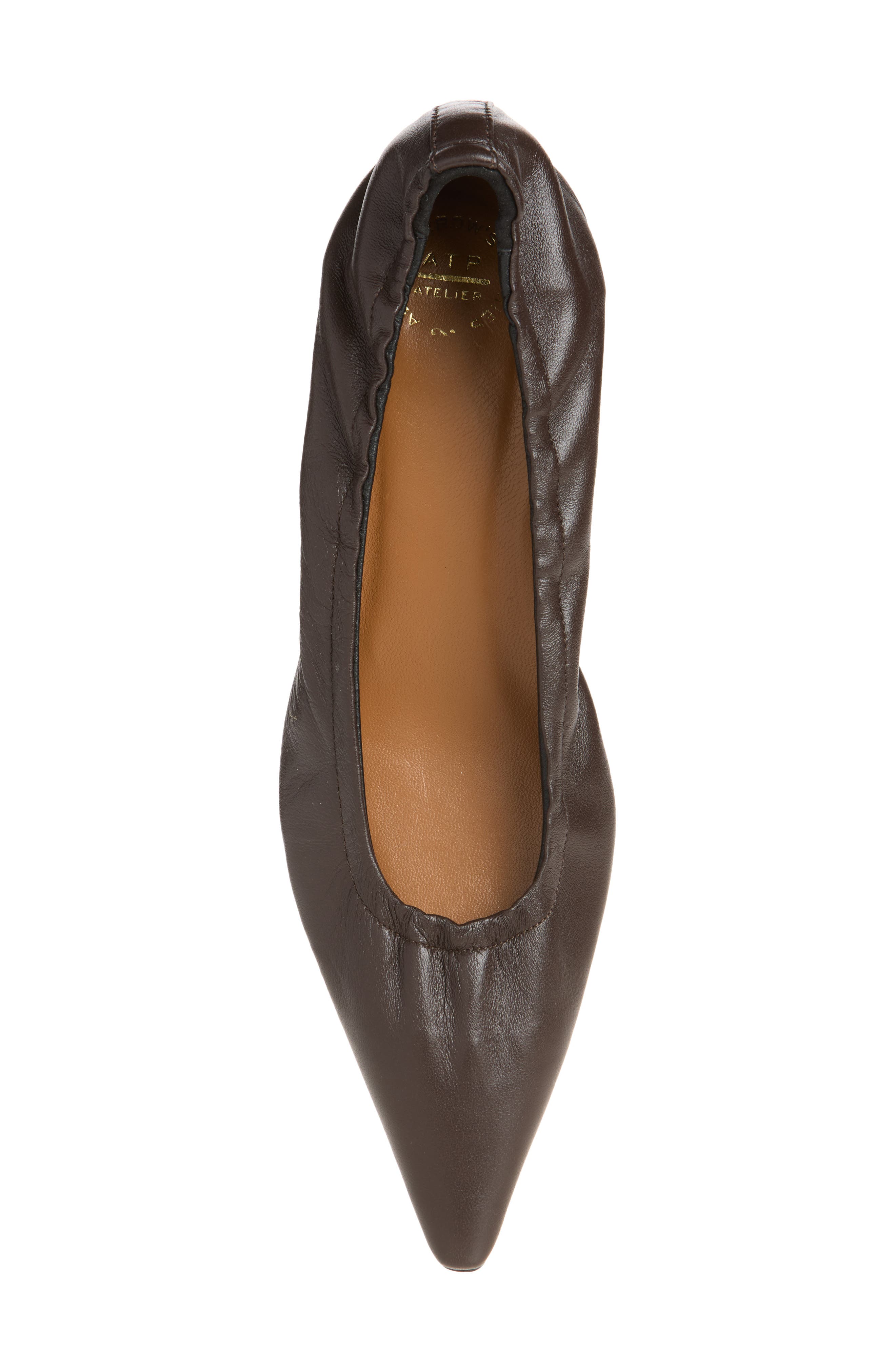 Petina Leather Pointed Toe Pump, Alternate, color, GRUMELLO