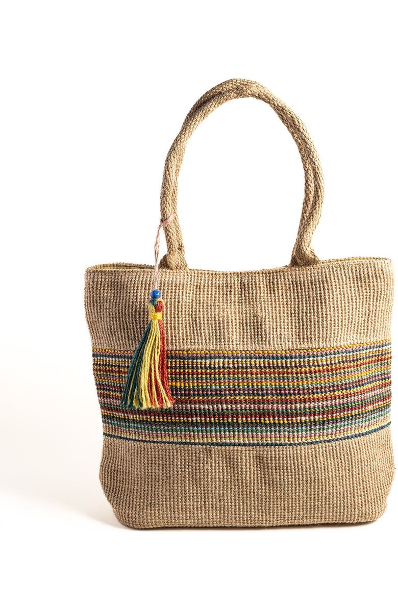 Zsa Zsa Zsu Kolkata Bag 13X12X4 In, Main, color, Beige