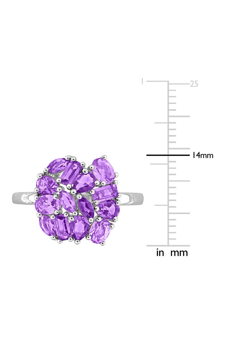 Multi-Shape Amethyst Sterling Silver Ring, Alternate, color, PURPLE