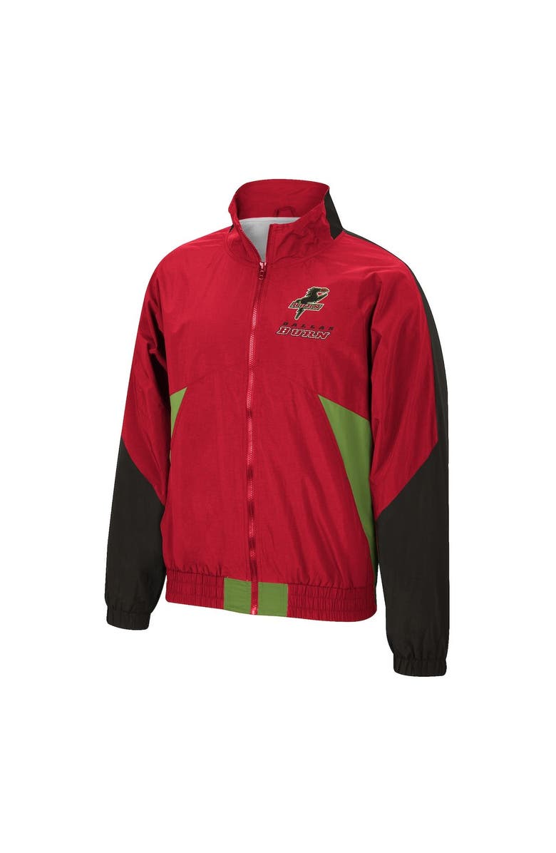 Mitchell & Ness Men's Mitchell & Ness Red Dallas Burn Since '96 Full-Zip Windbreaker Jacket, Alternate, color,