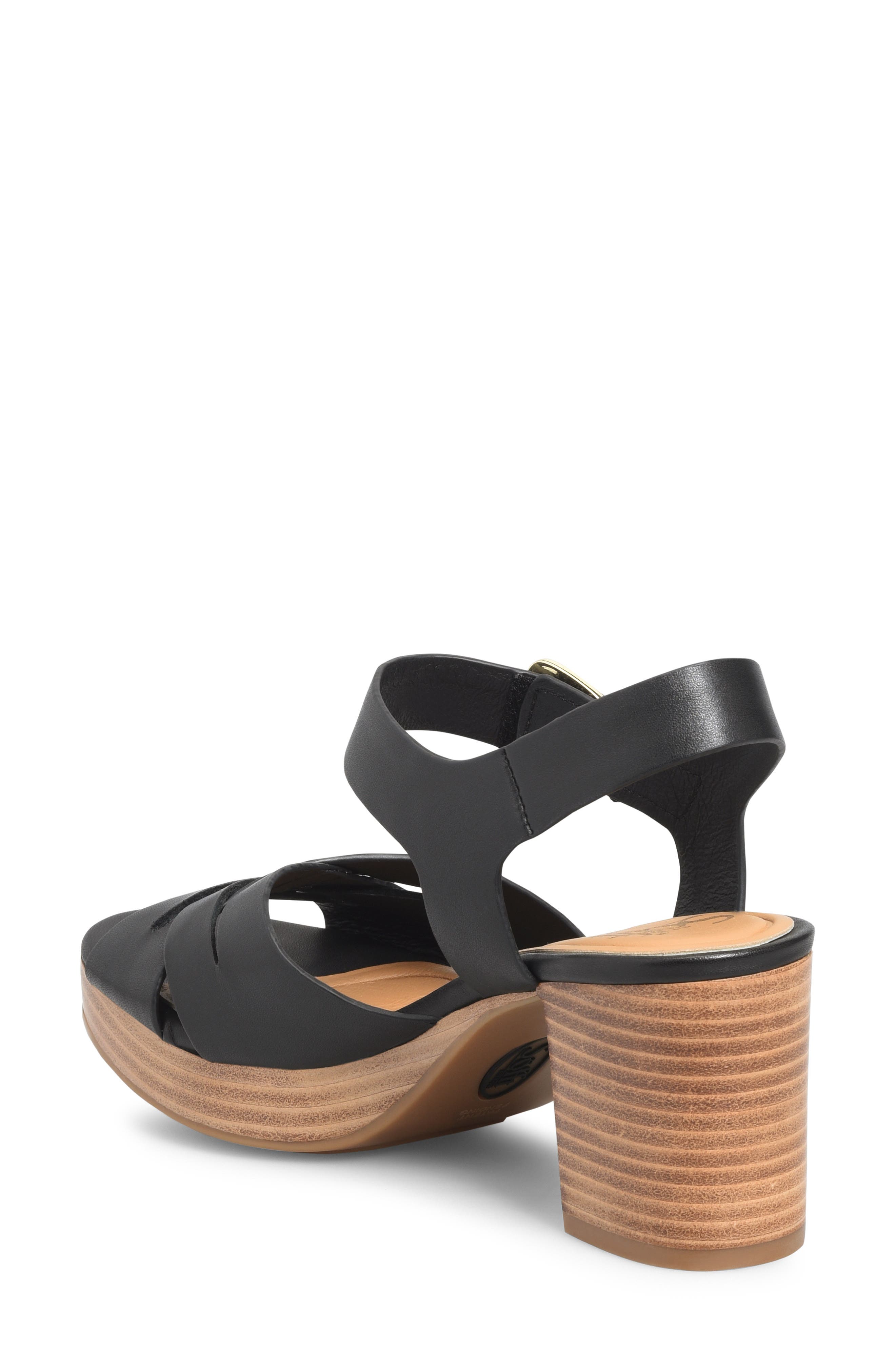 Söfft Lacie Sandal, Alternate, color, Black
