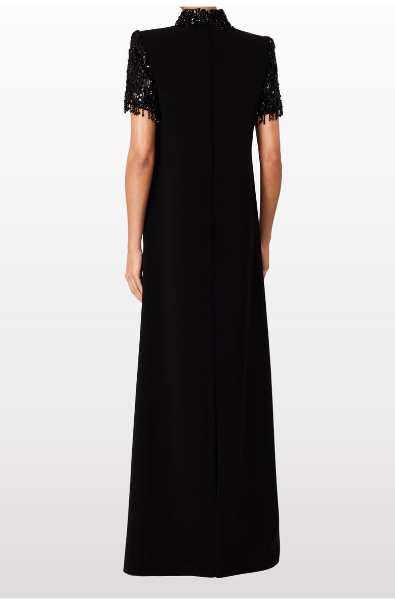 Jenny Packham Edie Sequin-Embellished High-neck Maxi Dress, Alternate, color,