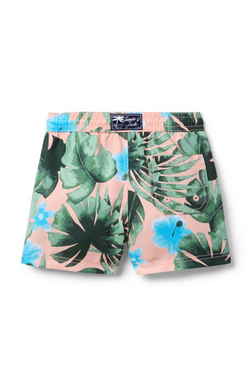 JANIE AND JACK JANIE AND JACK RECYCLED PALM SWIM TRUNK 