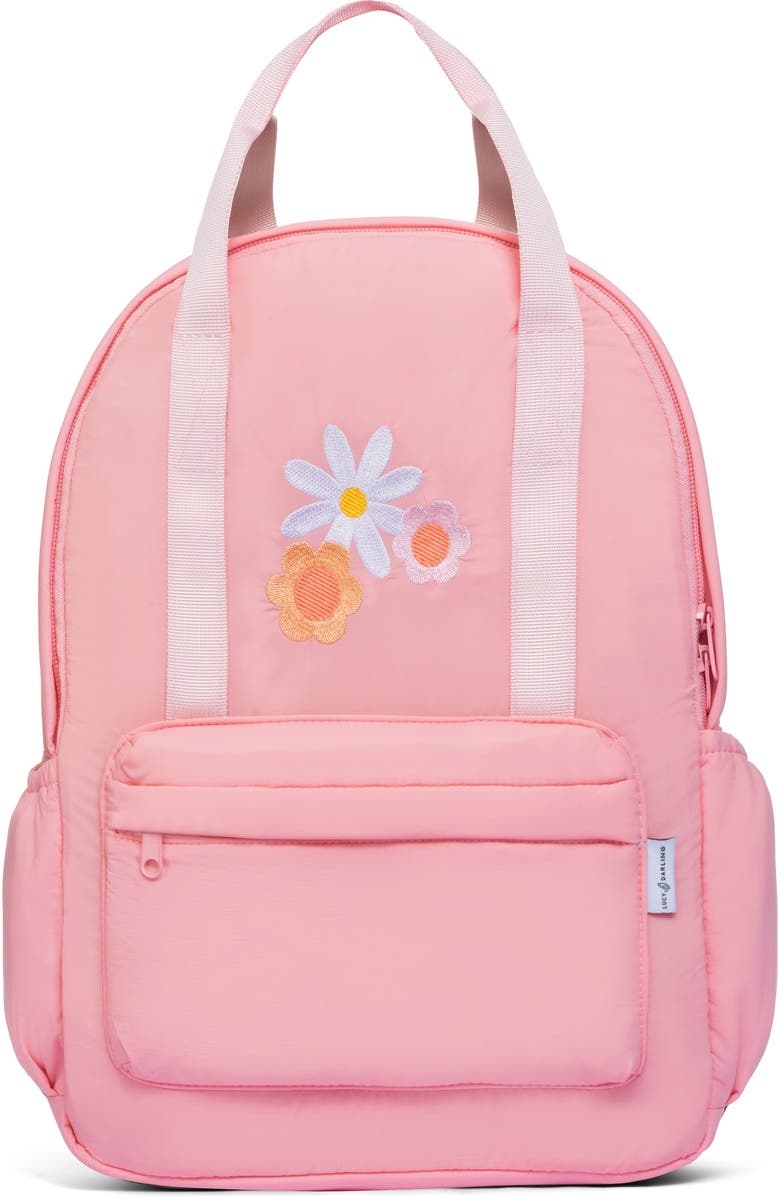 Lucy Darling Flower Child Backpack, Main, color, Pink