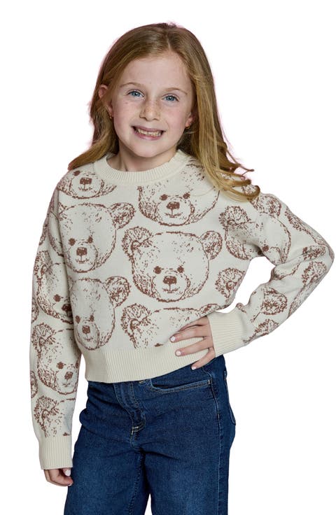 Kids' Teddy Bear Pullover Sweater