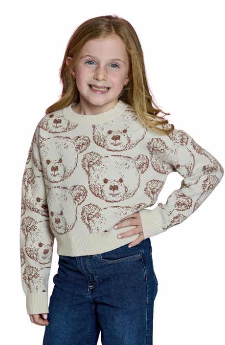 Kids' Teddy Bear Pullover Sweater