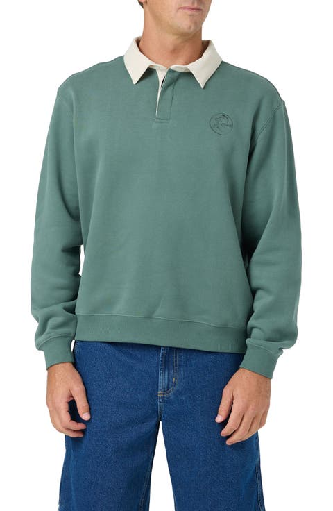 OG Long Sleeve Fleece Rugby Shirt