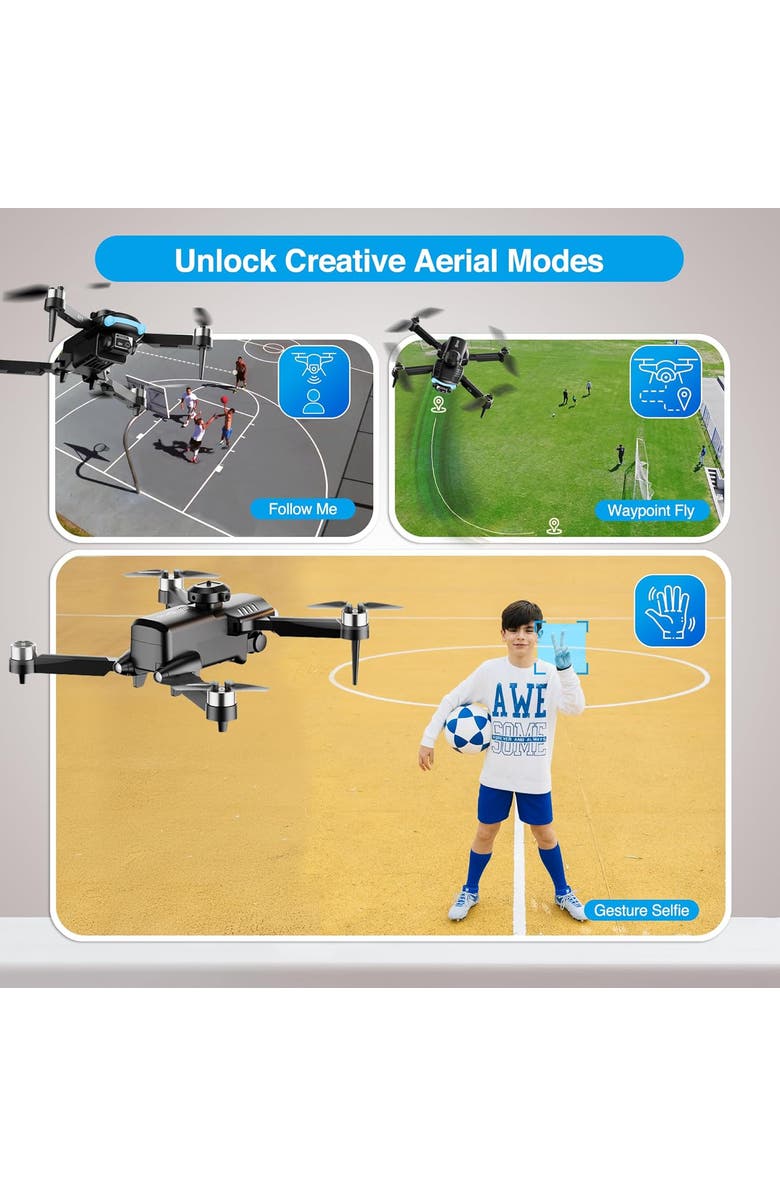 Drones - F19 Arvo Kids Drone, Alternate, color, Black
