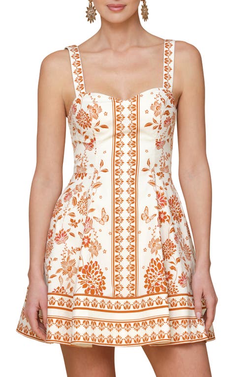 AVEC LES FILLES AVEC LES FILLES SWEETHEART FIT & FLARE MINIDRESS 