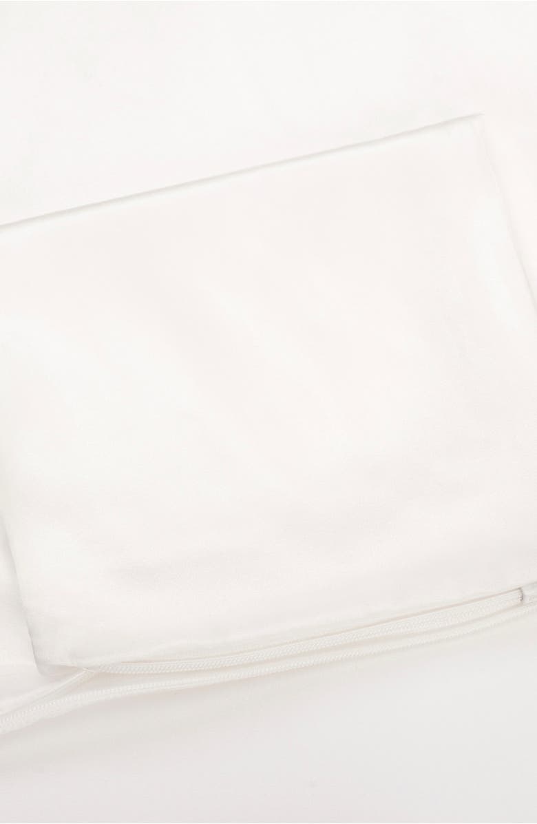 Lilysilk LILYSOFT Ultra Soft Non-Colorants Silk Pillowcase, Alternate, color, White