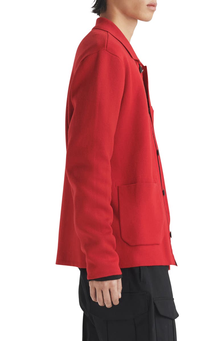rag & bone Jayden Chore Cardigan, Alternate, color, Red