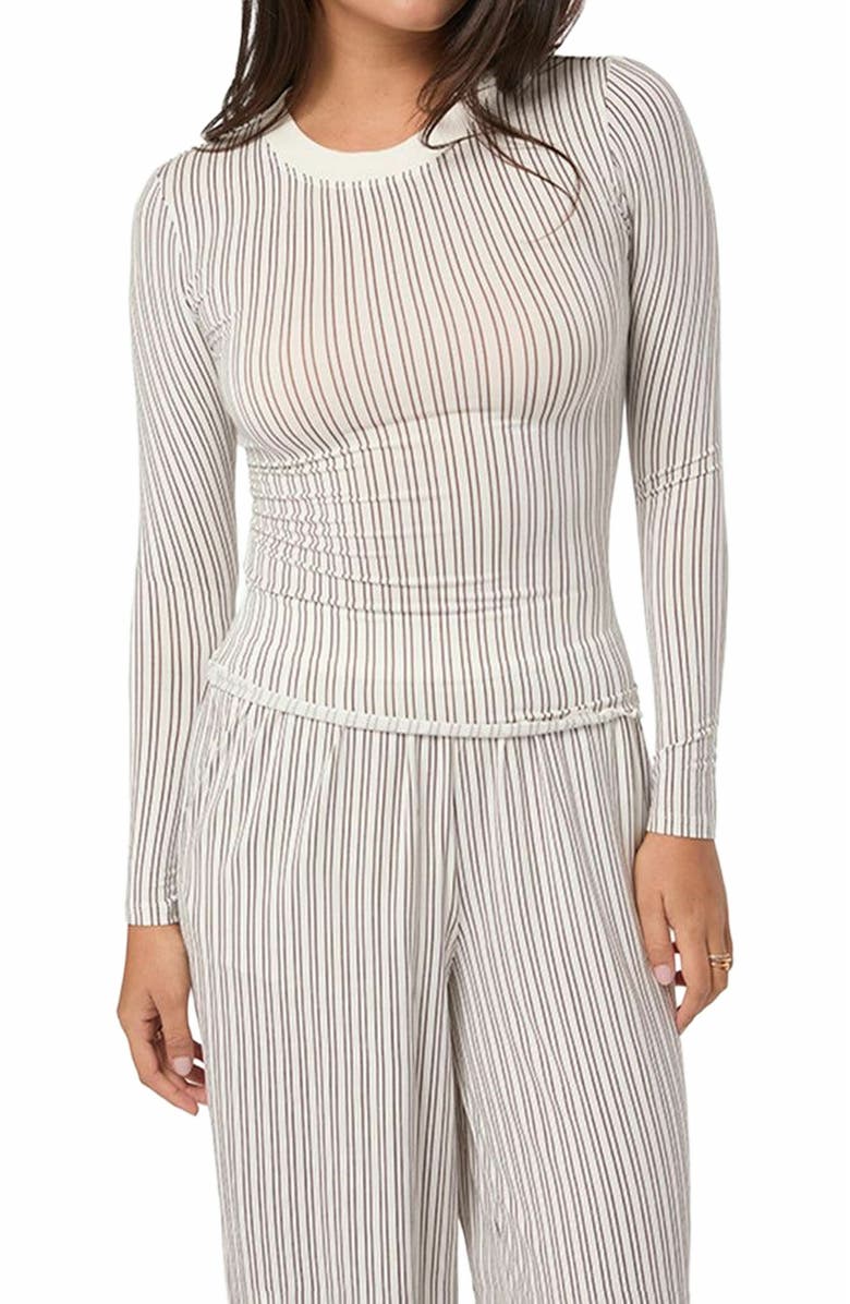 WeWoreWhat Long Sleeve Crewneck Top, Alternate, color,