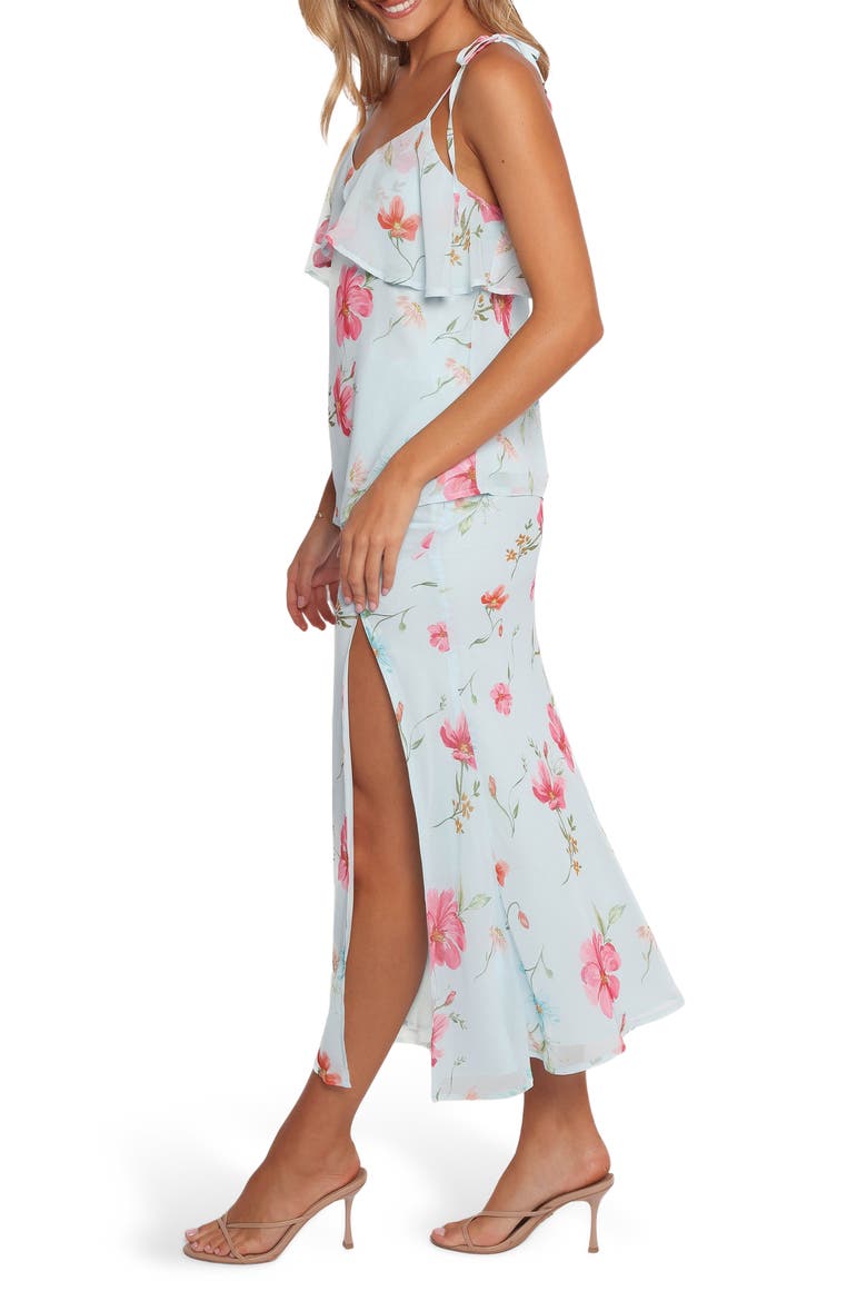Valeria Floral Camisole & Maxi Skirt Set, Alternate, color, BLUE FLORAL