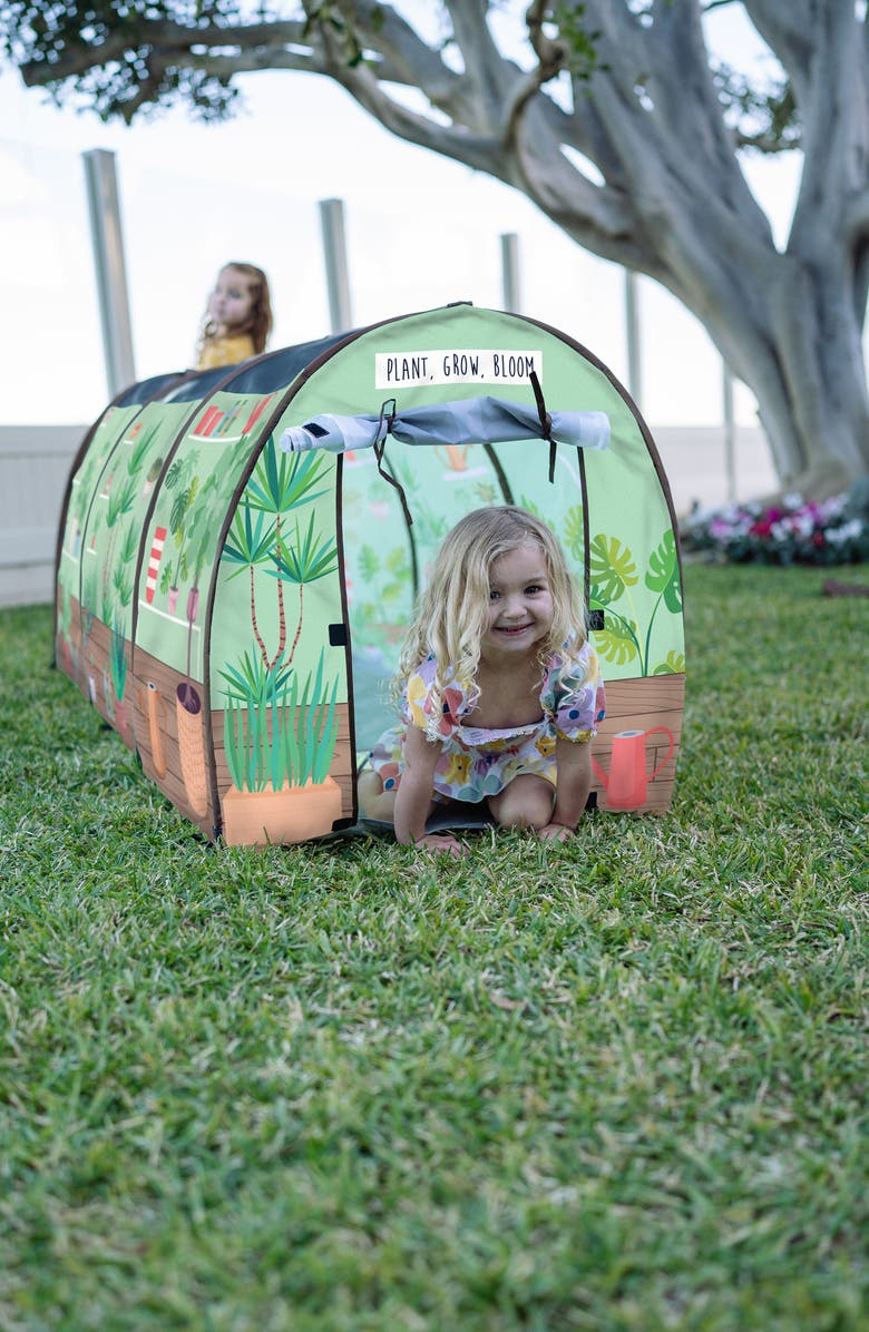 Pacific Play Tents Let's Grow Play Tunnel, Alternate, color, Green