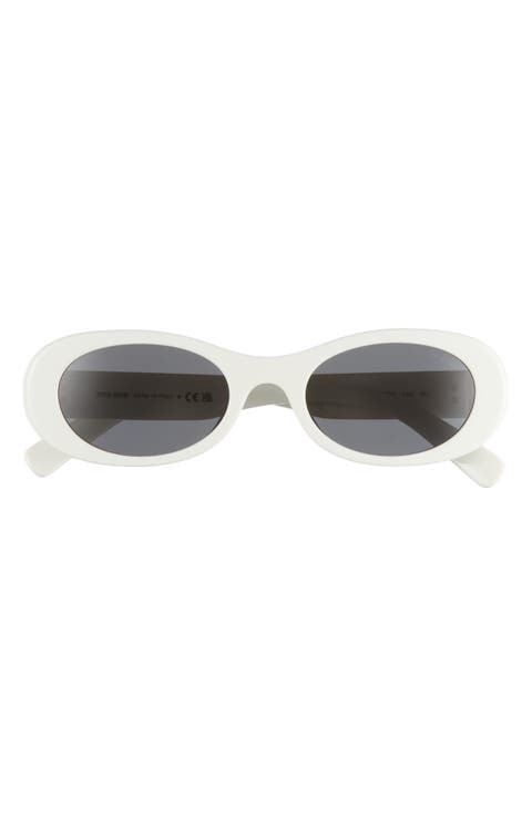 50mm Oval Sunglasses