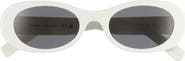 Miu Miu 50mm Oval Sunglasses