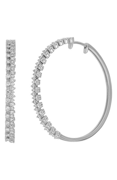 Liora Diamond Hoop Earrings (Nordstrom Exclusive)