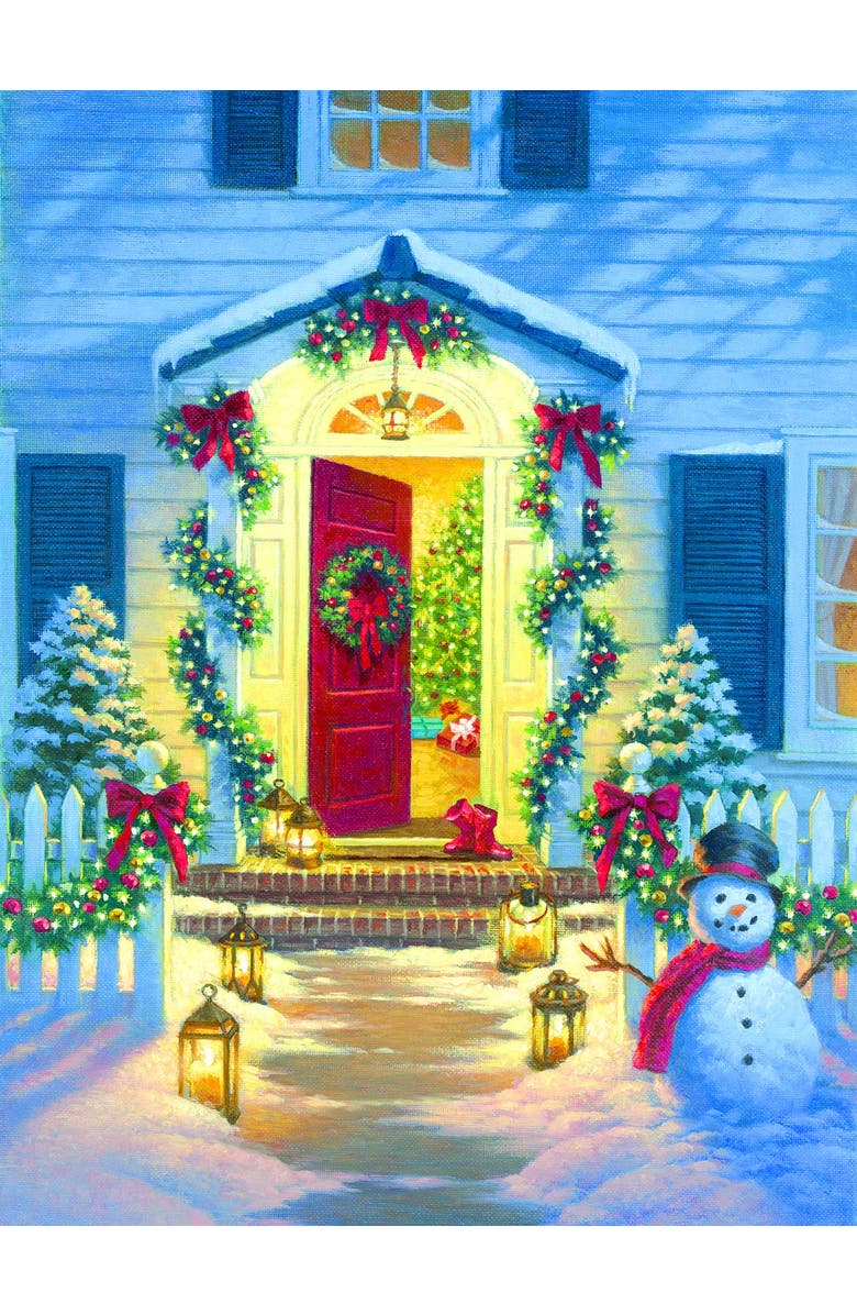 Sunsout Christmas Porch 500 piece Jigsaw Puzzle for Adults, Alternate, color, Multicolor