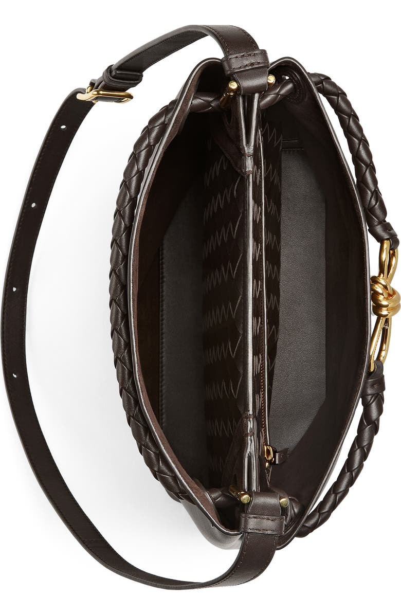 Bottega Veneta Andiamo Leather Bucket Bag, Alternate, color, 2190 Fondant-M Brass