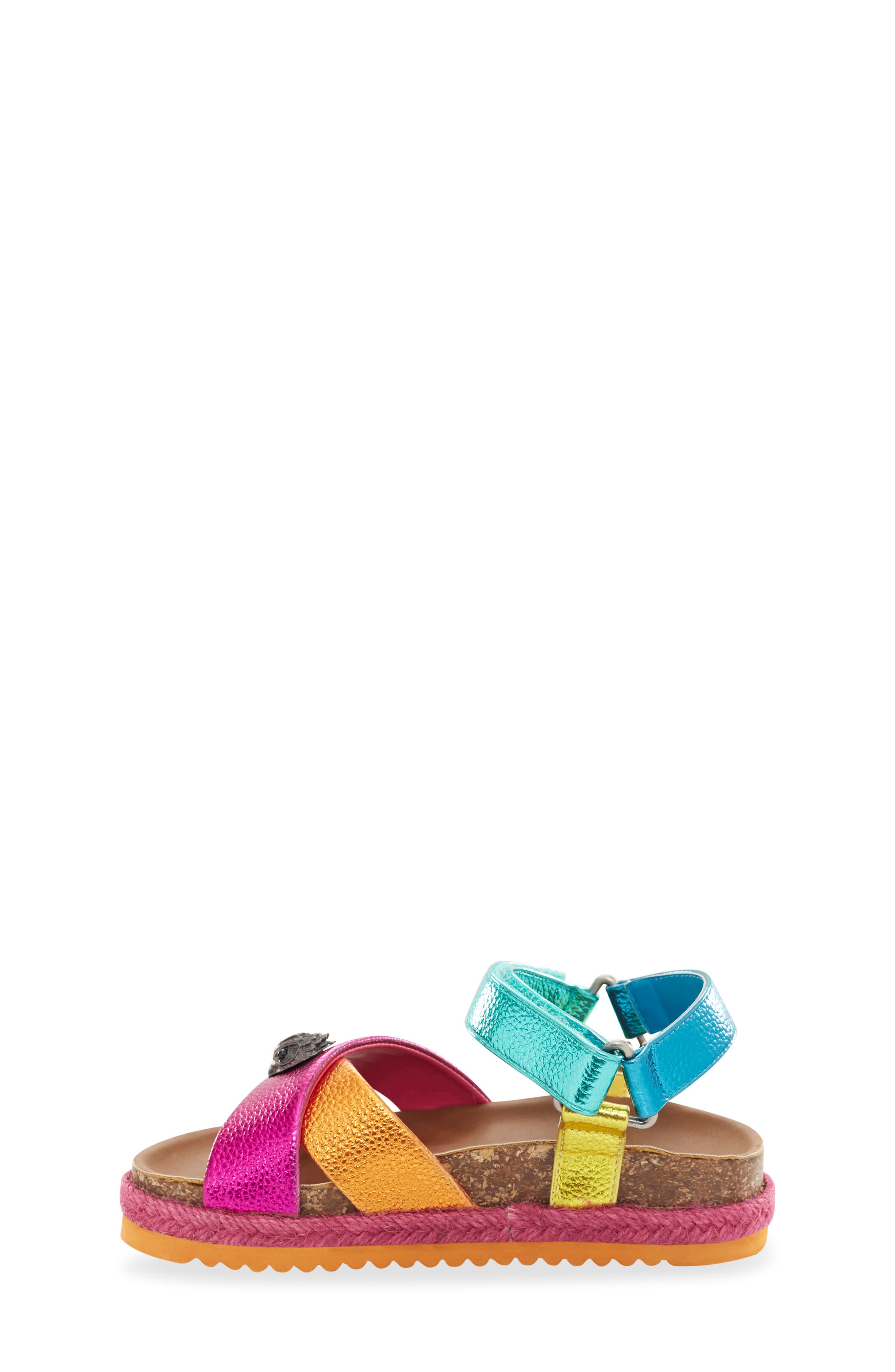 Kurt Geiger London Kids' Mini Kensington Sandal, Alternate, color, Rainbow