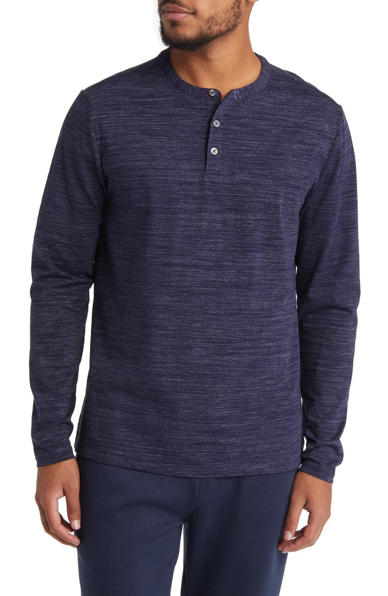 Robert Barakett Laslow Long Sleeve Slub Jersey Henley, Main, color, 