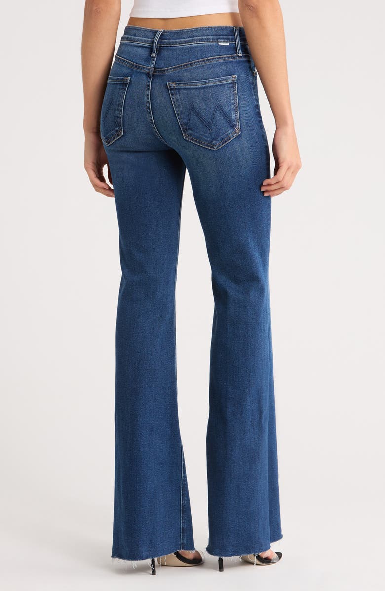 The Doozy High Waist Fray Hem Flare Jeans