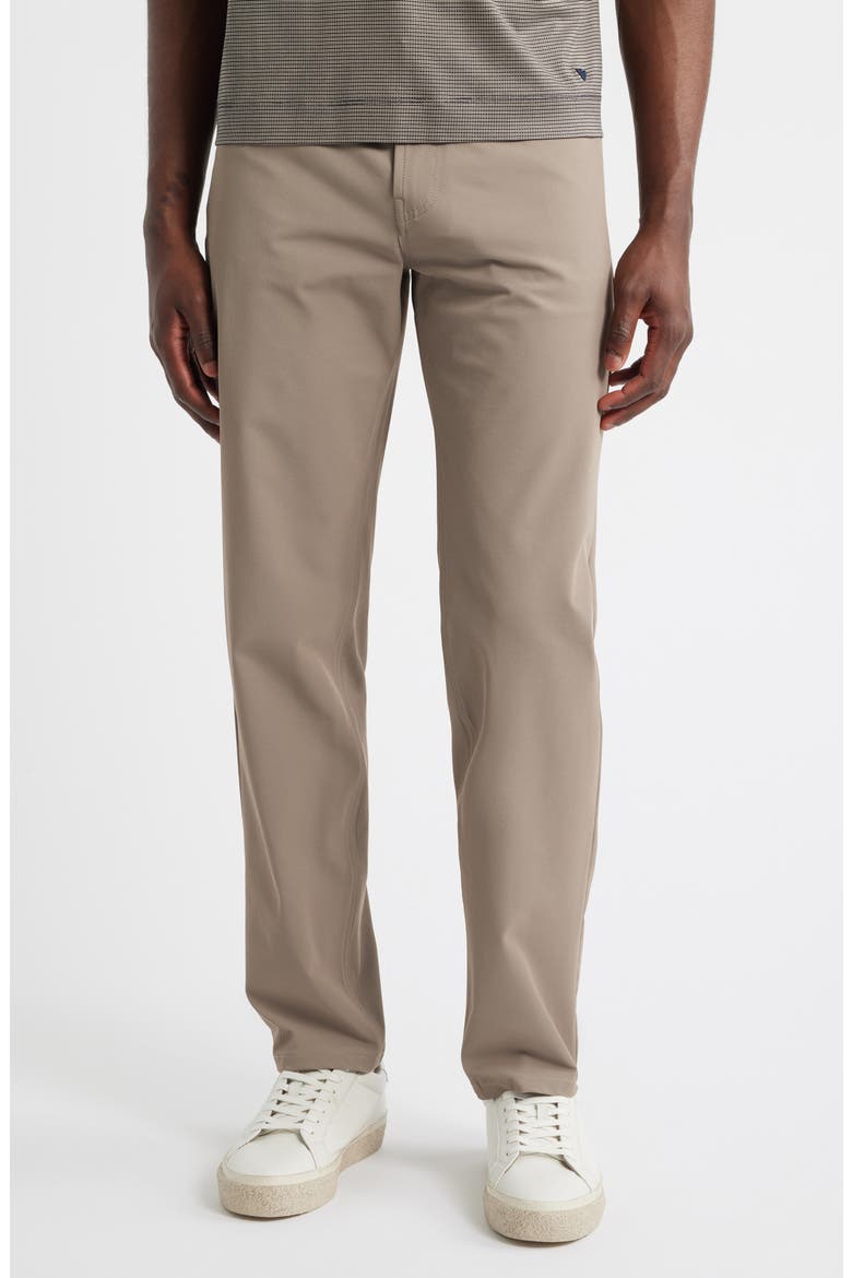 Techno Five-Pocket Straight Leg Stretch Twill Pants (Men) | Nordstrom