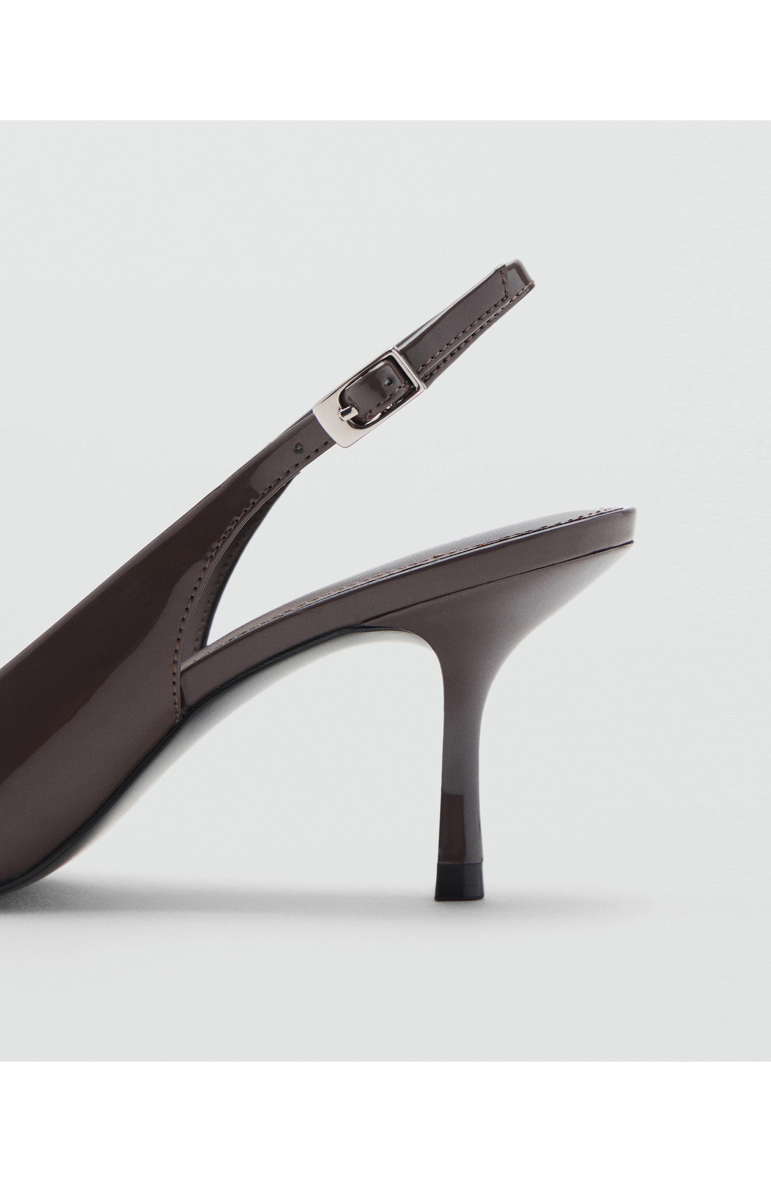 MANGO Pointed Toe Slingback Pump, Alternate, color, 