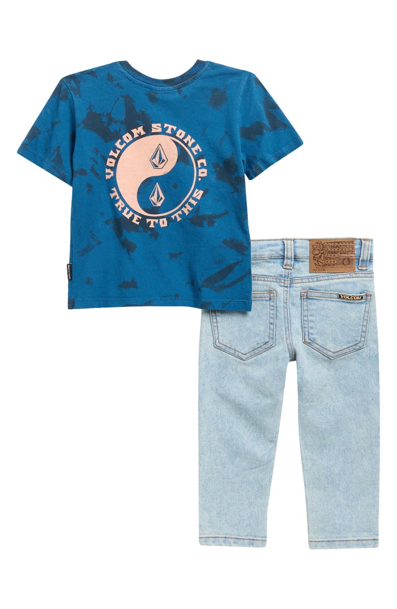 Volcom Graphic T-Shirt & Jeans Set, Alternate, color, Blue