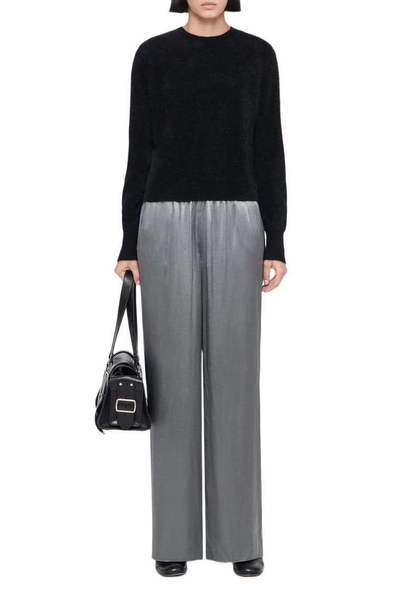 Lycia Wide Leg Pants, Alternate, color, SMOKE GREY