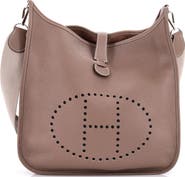 Pre-Owned Hermes Evelyne Bag Gen II Clemence GM