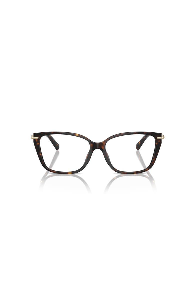 53mm Rectangle optical glasses, Alternate, color, Tortoise
