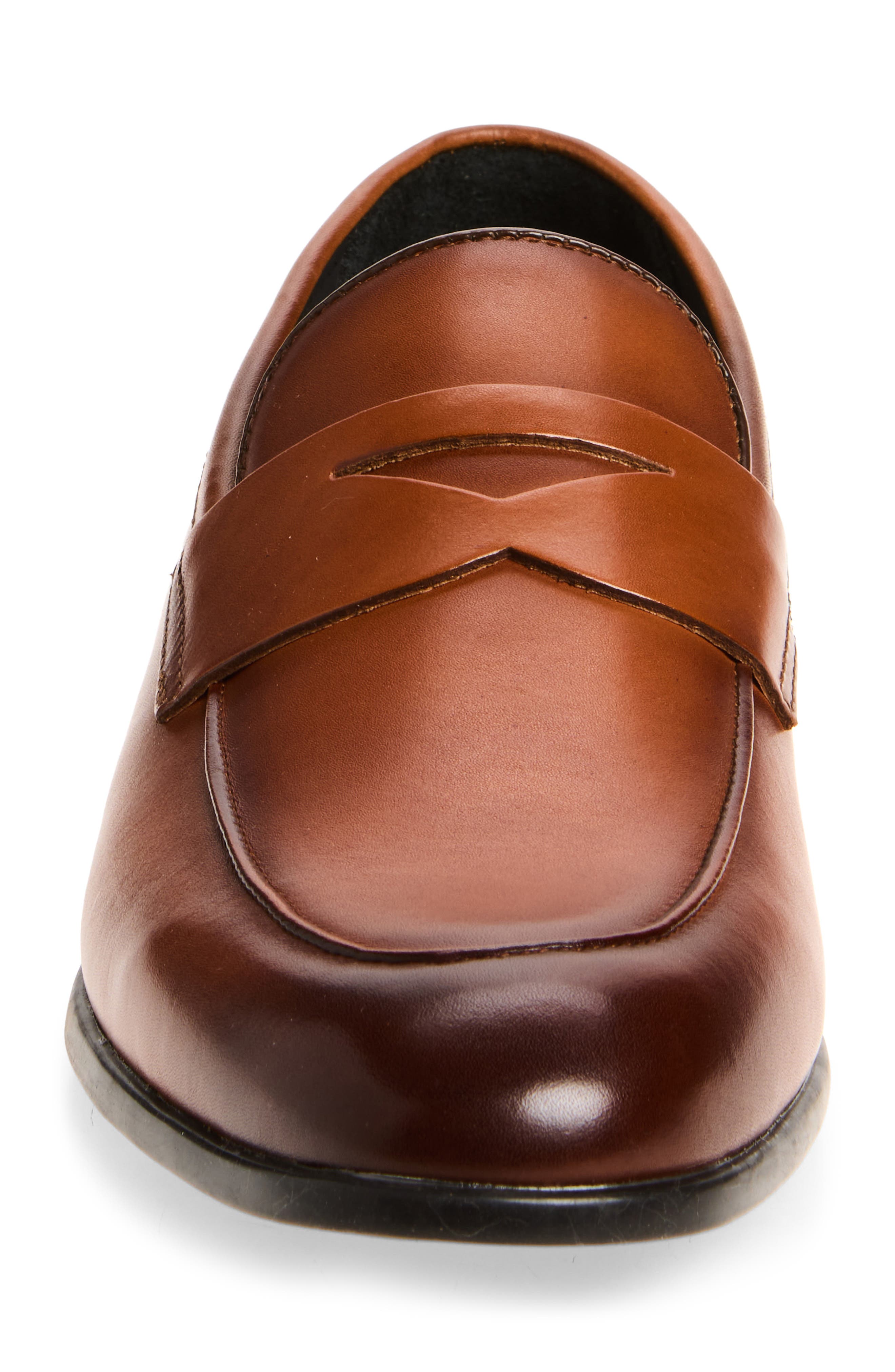 Finley Penny Loafer, Alternate, color, BROWN OCHRE