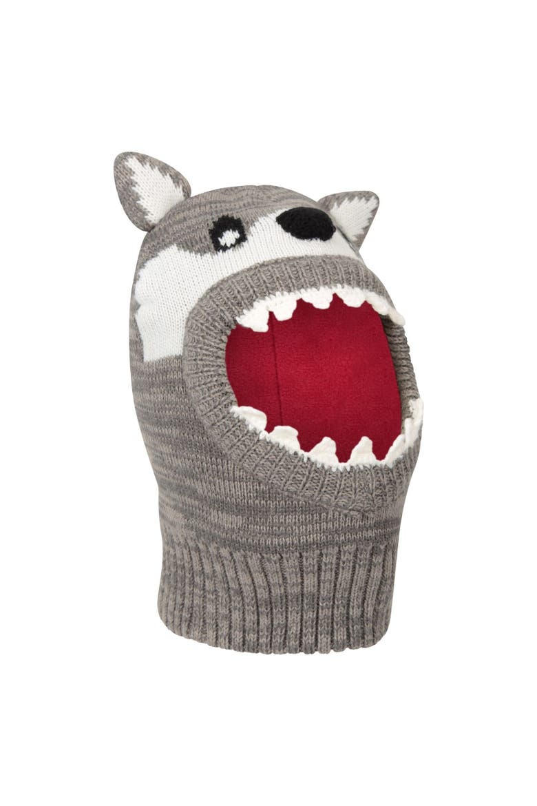 Childrens/Kids Fleece Lined Balaclava, Alternate, color, Gray